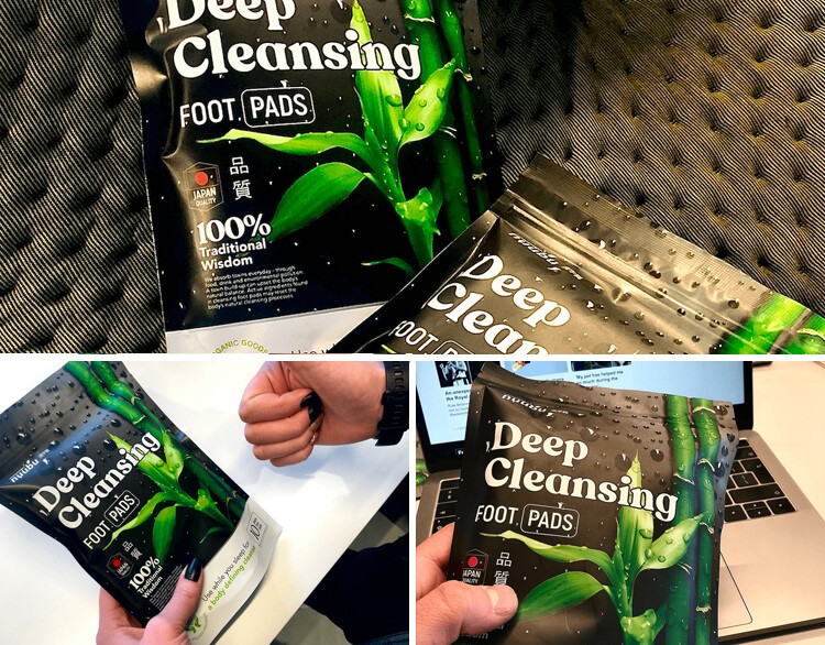 Deep cleansin foot patches trio Japense patches denis