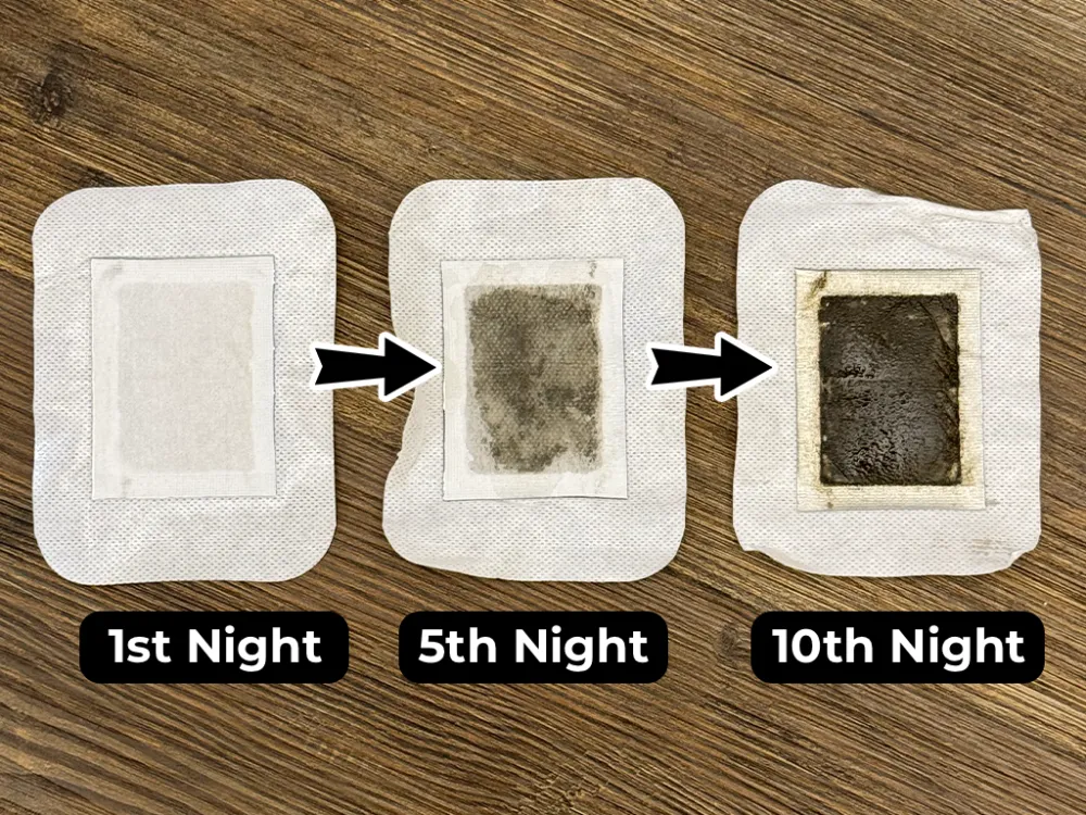 Three-phase detox process