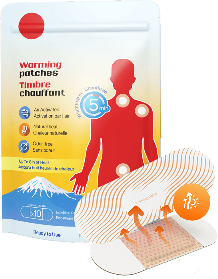 Nuubu Warming Patches - Free yourself from discomfort and pain the easy way. You deserve freedom of movement.